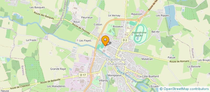 localisation de l'entreprise SCI JALA  CHATILLON-SUR-CHALARONNE