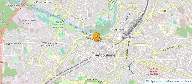 localisation de l'entreprise SCI JALART à ANGOULEME