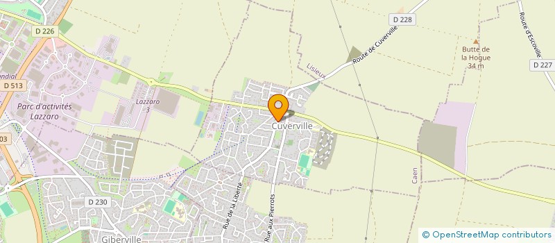 localisation de l'entreprise SCI JALCAMAP  CUVERVILLE