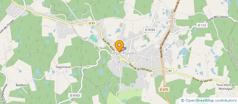 localisation de l'entreprise SCI JALE  PIEGUT-PLUVIERS