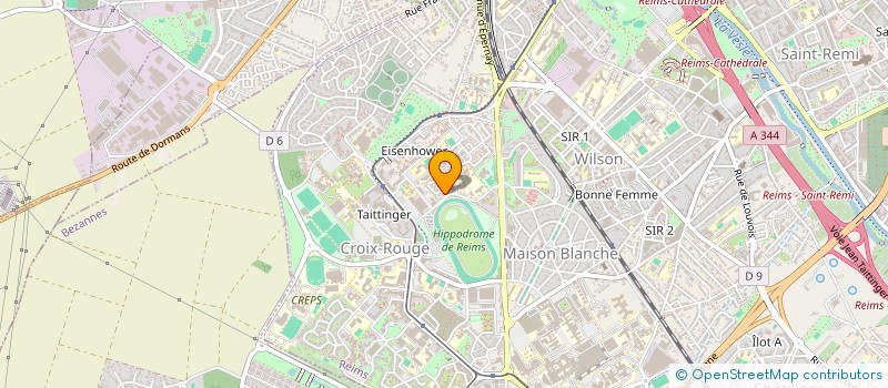 localisation de l'entreprise SCI JALES  REIMS