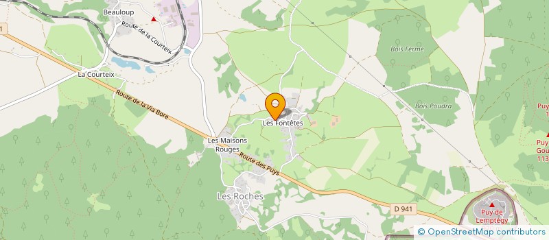 localisation de l'entreprise SCI JALICON  PONTGIBAUD