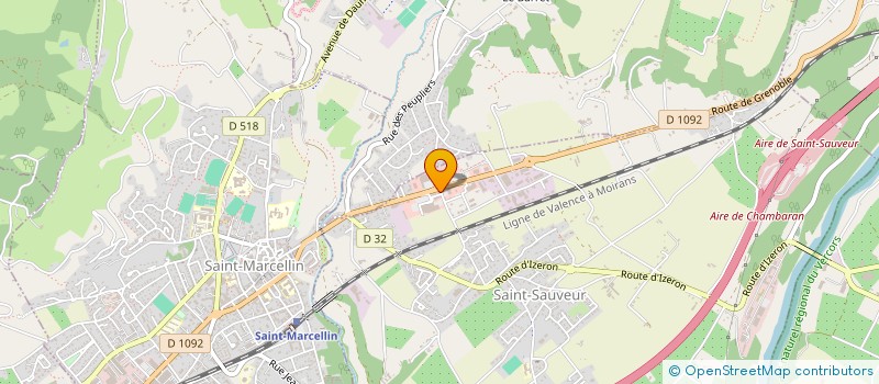 localisation de l'entreprise SCI JALINE  SAINT-SAUVEUR