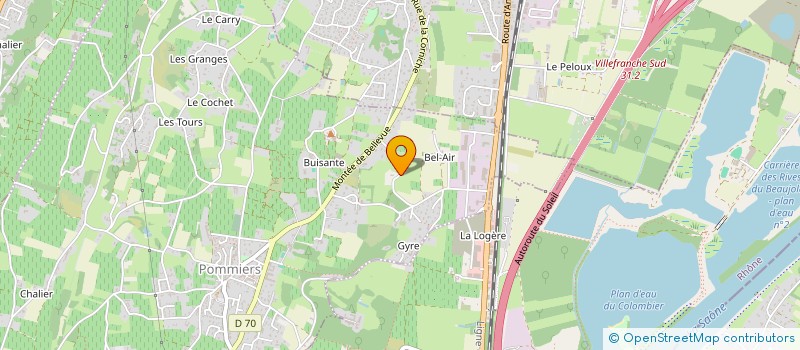 localisation de l'entreprise SCI JALIO IMMO  POMMIERS