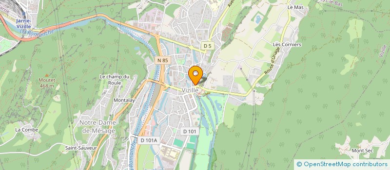 localisation de l'entreprise SCI JALLAIS - LEMKECHER  VIZILLE