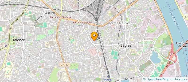 localisation de l'entreprise SCI JALLE à BEGLES