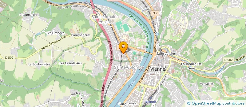 localisation de l'entreprise SCI JALLEC  SAINT-ROMAIN-EN-GAL