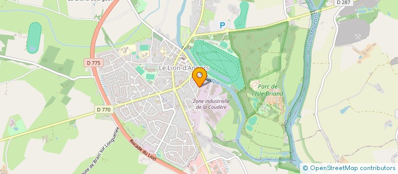 localisation de l'entreprise SCI JALLM  LE LION D'ANGERS