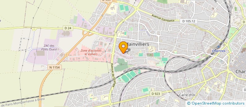 localisation de l'entreprise SCI JALLO à MAINVILLIERS