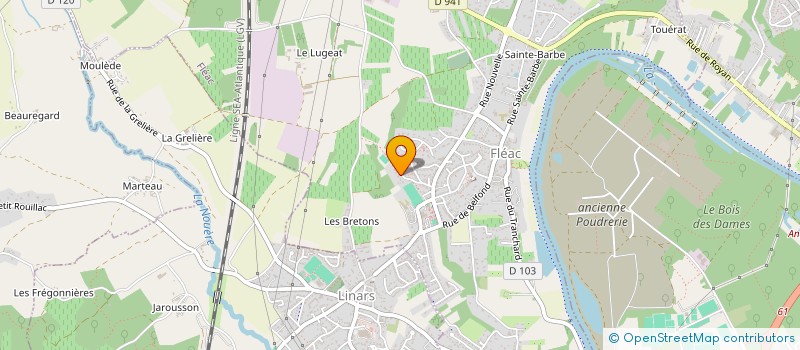 localisation de l'entreprise SCI JALMI à FLEAC