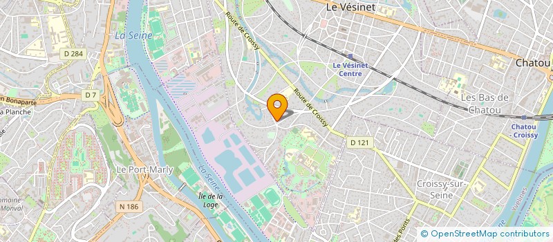 localisation de l'entreprise SCI JALOMY  LE VESINET