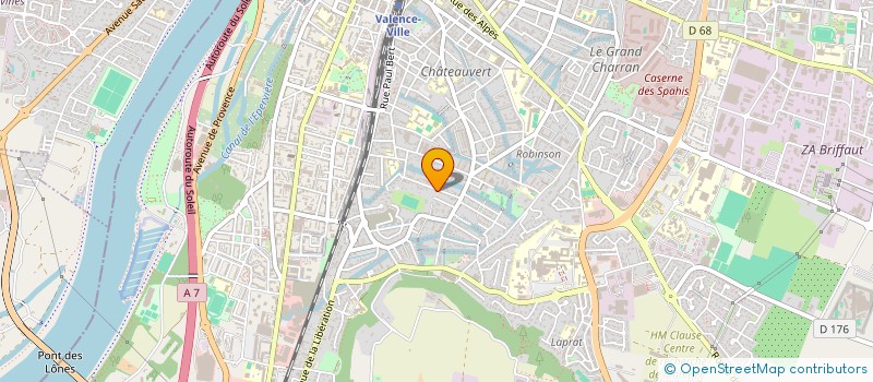 localisation de l'entreprise SCI JALOUVRE à VALENCE