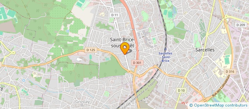 localisation de l'entreprise SCI JALS à SAINT-BRICE-SOUS-FORET
