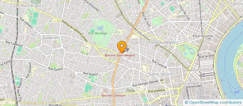 localisation de l'entreprise SCI JALUFRA  BORDEAUX