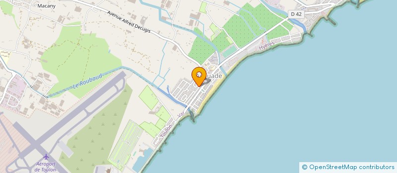 localisation de l'entreprise SCI JAM à HYERES