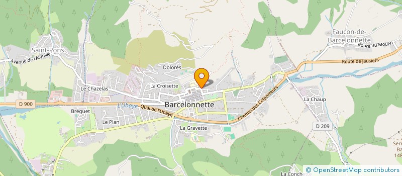 localisation de l'entreprise SCI JAM à BARCELONNETTE
