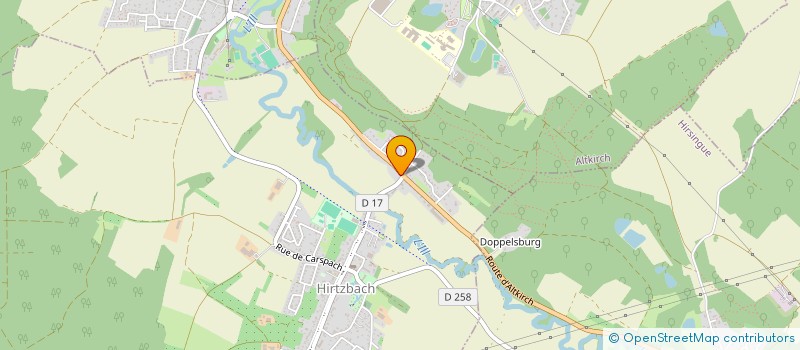 localisation de l'entreprise SCI JAM  HIRTZBACH