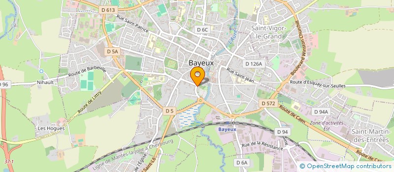 localisation de l'entreprise SCI JAM  BAYEUX