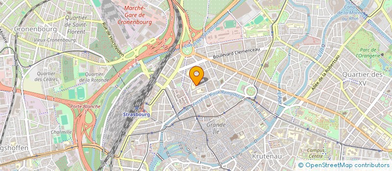 localisation de l'entreprise SCI JAM  STRASBOURG