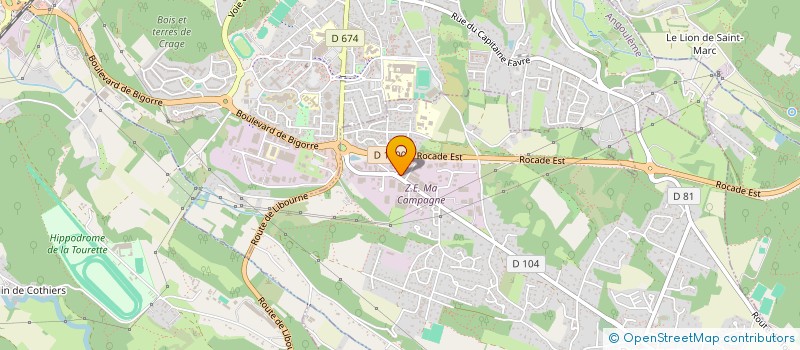 localisation de l'entreprise SCI JAM  PUYMOYEN