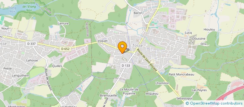 localisation de l'entreprise SCI JAM  SOORTS-HOSSEGOR