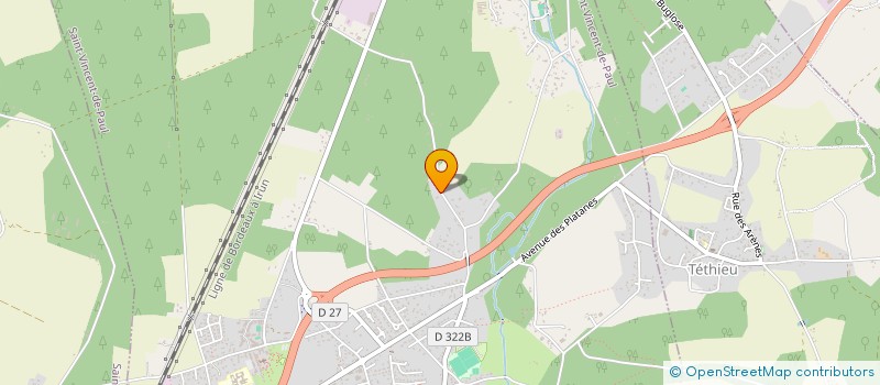 localisation de l'entreprise SCI JAMA 40  SAINT-VINCENT-DE-PAUL