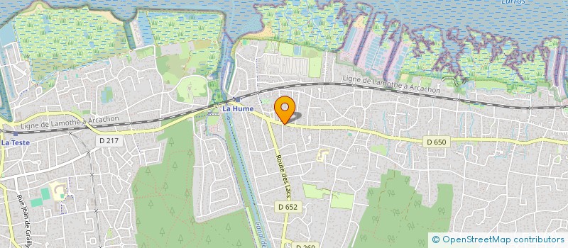 localisation de l'entreprise SCI JAMA  GUJAN-MESTRAS