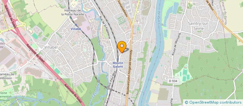 localisation de l'entreprise SCI JAMA à CORBEIL-ESSONNES
