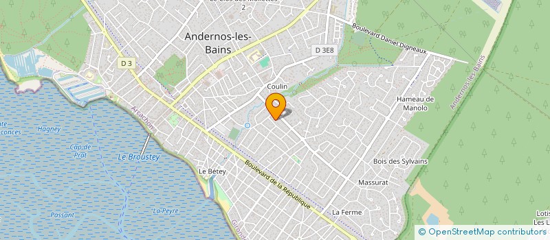 localisation de l'entreprise SCI JAMA  ANDERNOS-LES-BAINS