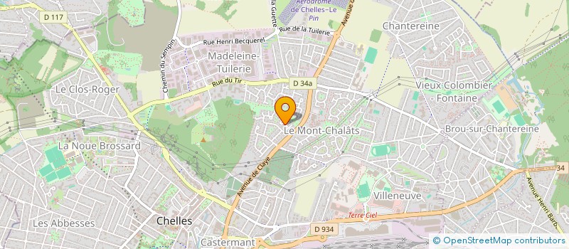 localisation de l'entreprise SCI JAMA  CHELLES