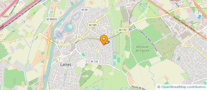 localisation de l'entreprise SCI JAMADE à LATTES