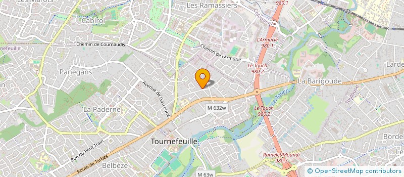 localisation de l'entreprise SCI JAMAIQUE  TOURNEFEUILLE