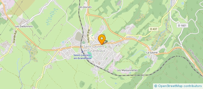 localisation de l'entreprise SCI JAMAL à SAINT-LAURENT-EN-GRANDVAUX