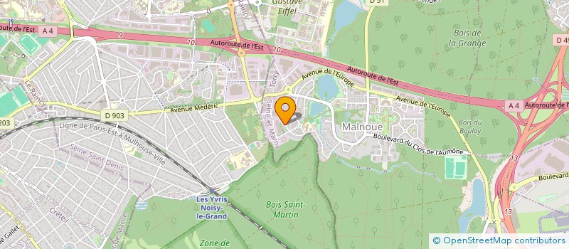 localisation de l'entreprise SCI JAMALI  EMERAINVILLE