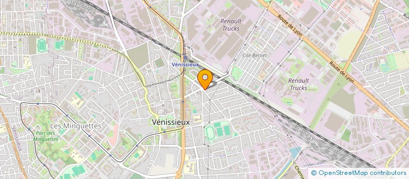 localisation de l'entreprise SCI JAMAN  VENISSIEUX