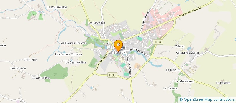 localisation de l'entreprise SCI JAMANE  LASSAY-LES-CHATEAUX