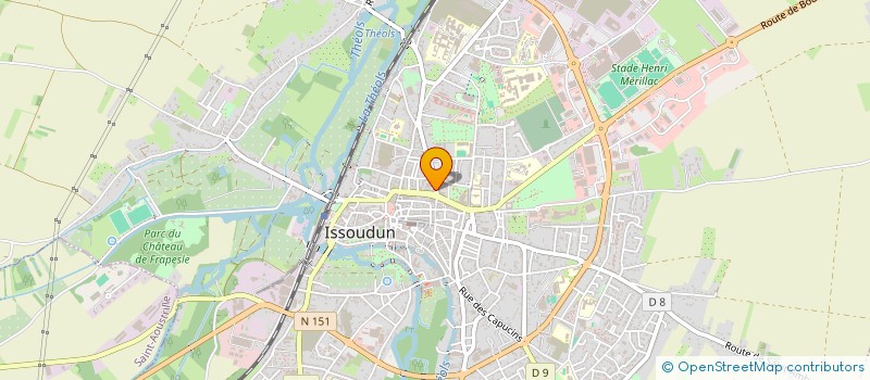 localisation de l'entreprise SCI JAMAP  ISSOUDUN