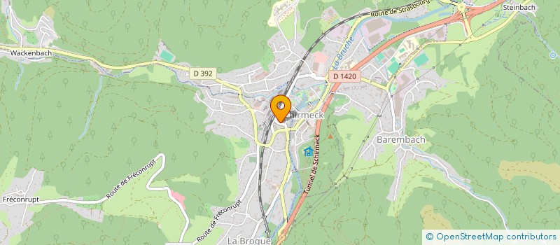 localisation de l'entreprise SCI JAMARANE  SCHIRMECK