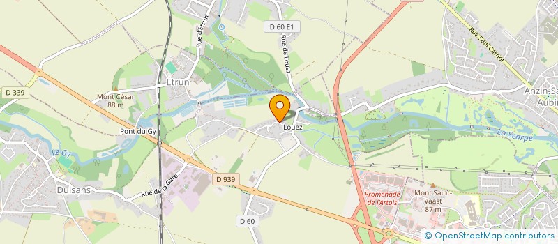 localisation de l'entreprise SCI JAMARY  DUISANS