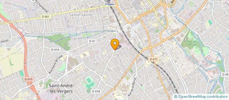 localisation de l'entreprise SCI JAMATH 1  SAINT-ANDRE-LES-VERGERS