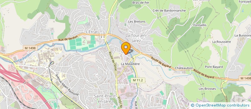 localisation de l'entreprise SCI JAMATO  SAINT-ETIENNE