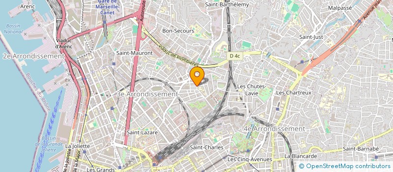 localisation de l'entreprise SCI JAMAX à MARSEILLE