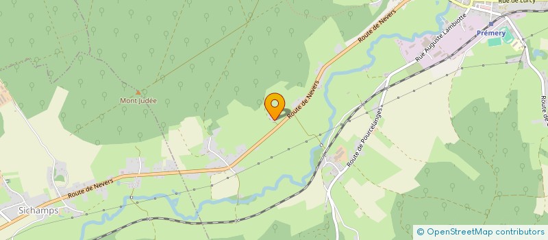 localisation de l'entreprise SCI JAMAX  PREMERY