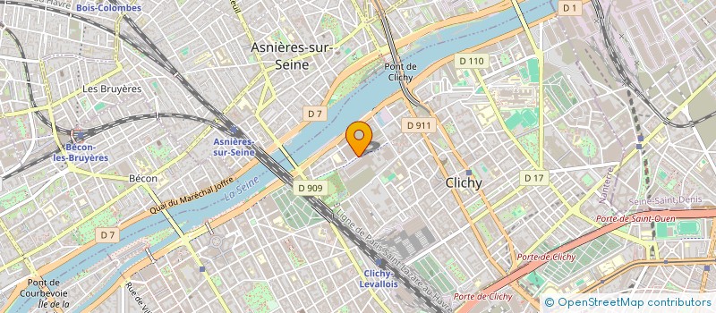 localisation de l'entreprise SCI JAMAX à CLICHY