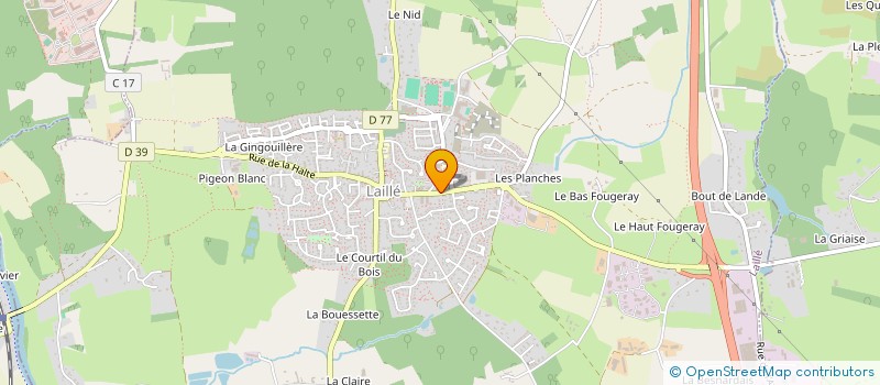 localisation de l'entreprise SCI JAMAY  LAILLE