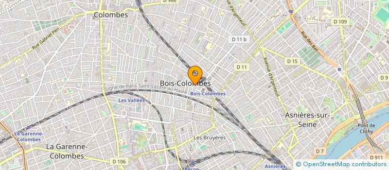 localisation de l'entreprise SCI JAMBA SILVESTRE à BOIS-COLOMBES