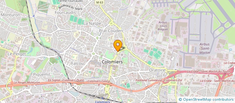 localisation de l'entreprise SCI JAMBERT à COLOMIERS