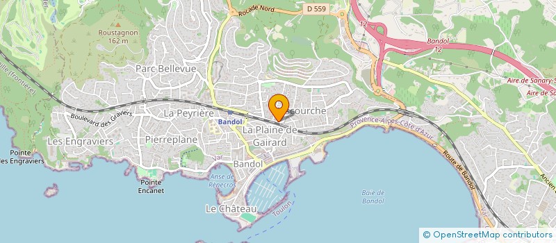 localisation de l'entreprise SCI JAMBERT à BANDOL