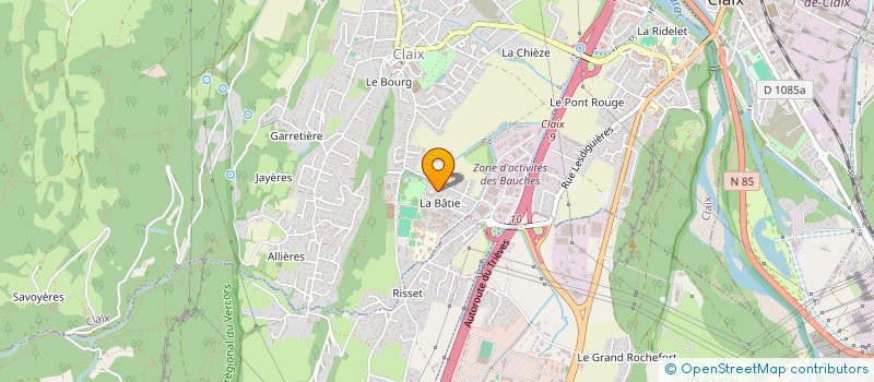 localisation de l'entreprise SCI JAMBIANI  CLAIX