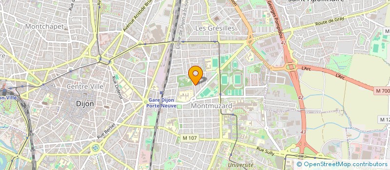 localisation de l'entreprise SCI JAMBON à DIJON